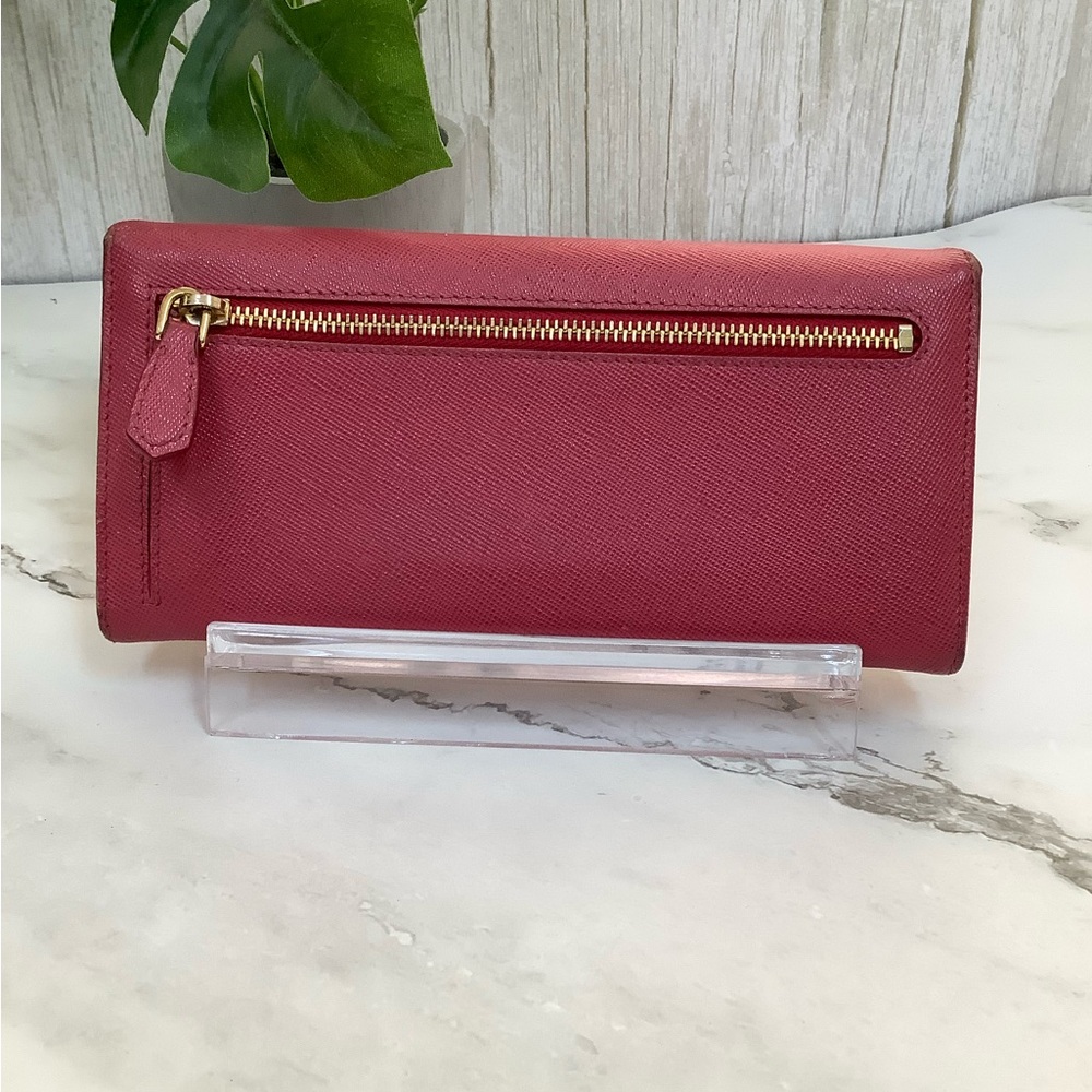 GUC Prada Saffiano Leather Long Wallet - Picture 2 of 8